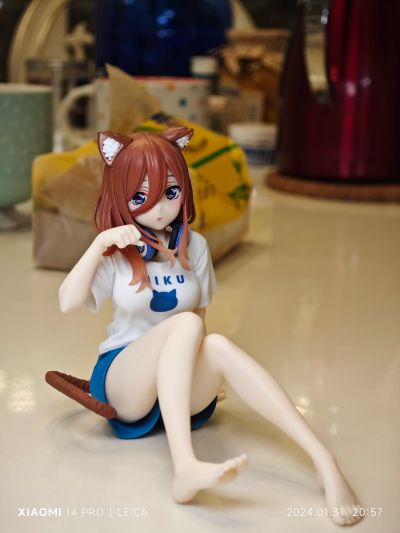 Desktop Cute 五等分的新娘∬ 中野三玖~猫咪居家服~