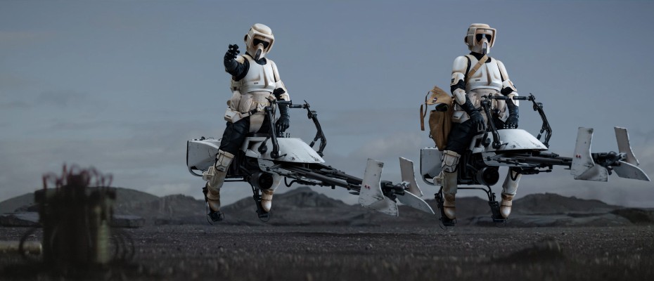 TMS017 曼达洛人 侦察士兵 ＆ 飞行摩托