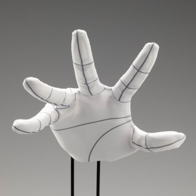 艺术参考工具 手部模型专用手套/右手 -网格线-、左手 -网格线-