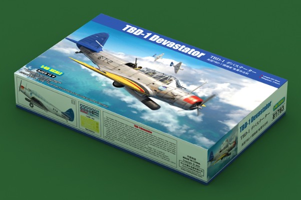 编号：81783 1/48 军用飞机系列 美国TBD-1“蹂躏者”鱼雷攻击机