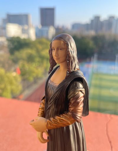 figma#SP-155 桌上美术馆 达芬奇著作 蒙娜丽莎