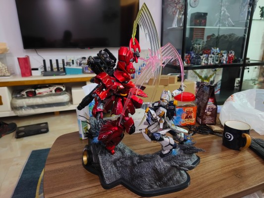 BNFIGURE DX 高达系列第二作 Nu高达大战沙扎比