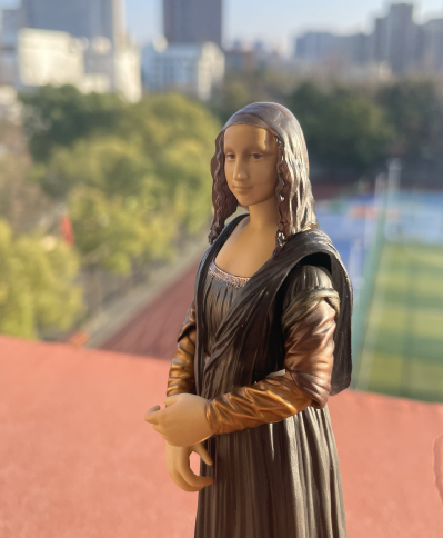 figma#SP-155 桌上美术馆 达芬奇著作 蒙娜丽莎