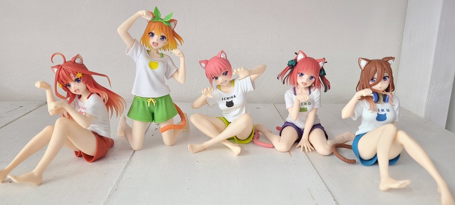 Desktop Cute 五等分的新娘∬ 中野四叶~猫咪居家服~