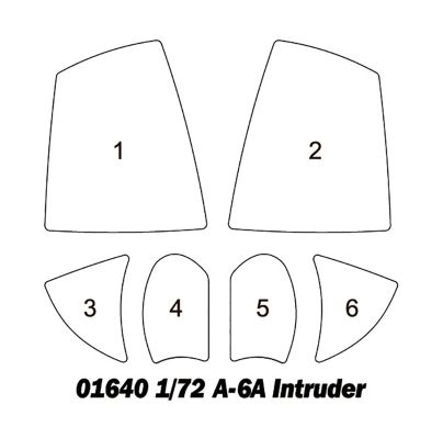 编号：01641 1/72 军用飞机系列 美国A-6E