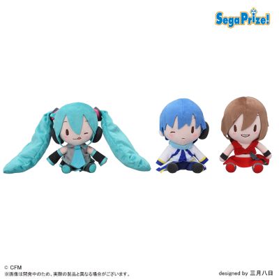 初音未来系列 Fuwa Petit 可爱软绵绵玩偶“初音未来+MEIKO+KAITO”