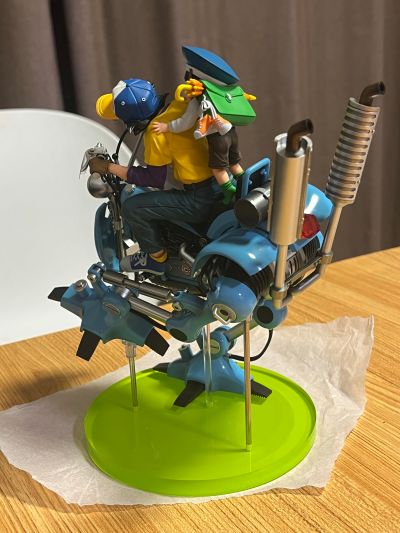 DESKTOP REAL McCOY EX 龙珠Z 孙悟空 与 悟饭 与 双足步行机器人