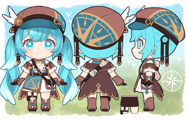 粘土人#2639 初音未来 第100次的冒险