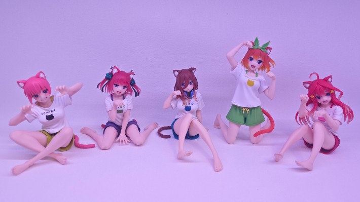 Desktop Cute 五等分的新娘∬ 中野四叶~猫咪居家服~