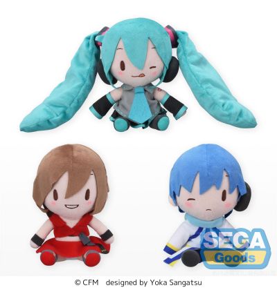 初音未来系列 Fuwa Petit 可爱软绵绵玩偶“初音未来+MEIKO+KAITO”