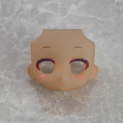粘土娃 多变脸部零件 盯视眼：带妆（桃色/古铜色/奶油色/杏仁奶色）