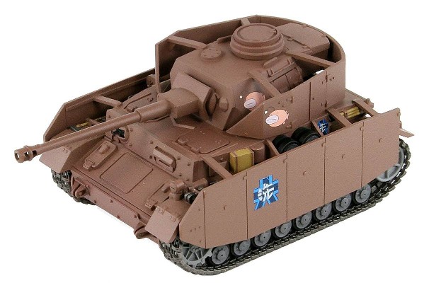 PD69 少女与战车 四号坦克H型（D型改）片尾曲版 半涂装模型