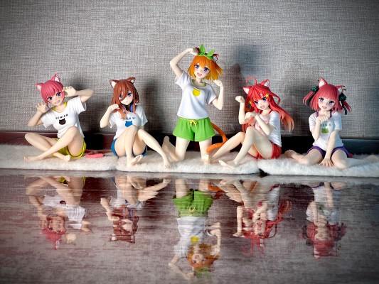 Desktop Cute 五等分的新娘∬ 中野四叶~猫咪居家服~