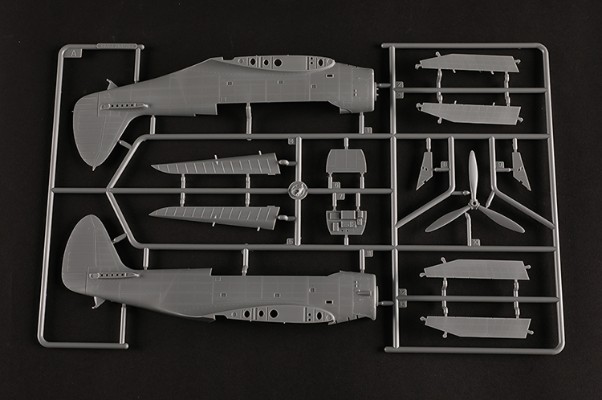 编号：81783 1/48 军用飞机系列 美国TBD-1“蹂躏者”鱼雷攻击机
