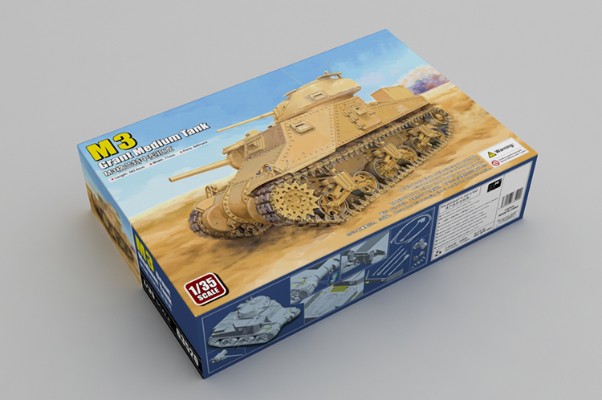 编号:63520 1/35 装甲车辆系列 M3格兰特中型坦克