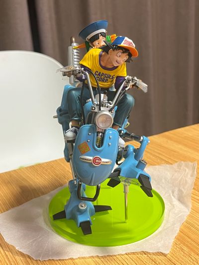 DESKTOP REAL McCOY EX 龙珠Z 孙悟空 与 悟饭 与 双足步行机器人
