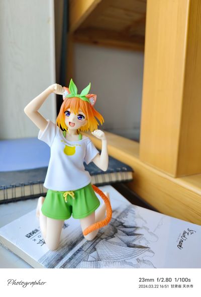 Desktop Cute 五等分的新娘∬ 中野四叶~猫咪居家服~