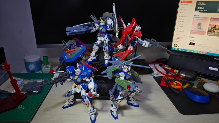 MG 1/100 F90高达专用作战装备 P型