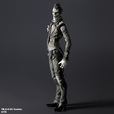 PLAY ARTS改 蝙蝠侠：阿卡姆疯人院 小丑（黑白配色）