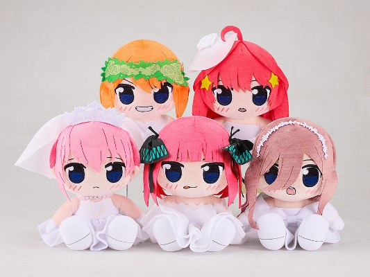 五等分的新娘∽ KURIPAN 毛绒玩偶 中野一花／中野二乃／中野三玖／中野四叶／中野五月