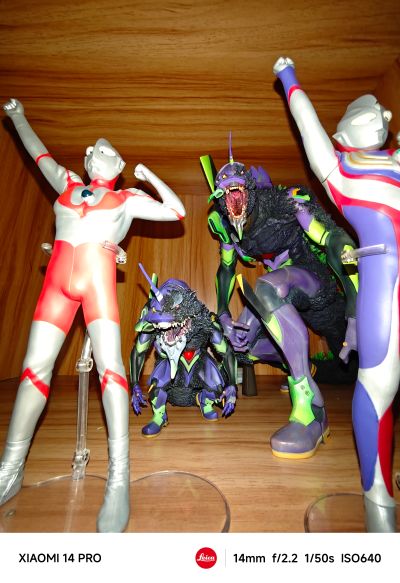 Q版拟真   初号机  哥斯拉觉醒形态