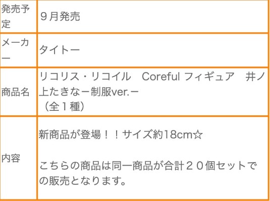 莉可丽丝 Coreful人偶  井上泷奈~校服造型~