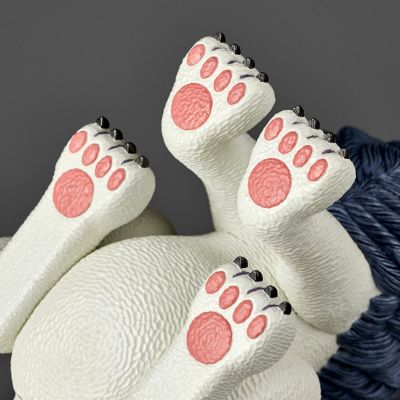 三沢厚彦 ANIMALS 狮子 灰色 软胶完成品