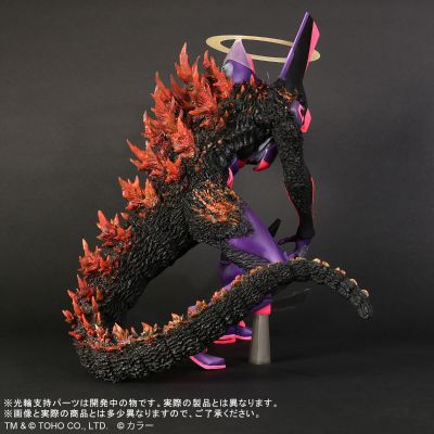 东宝30厘米系列 新世纪福音战士初号机 红莲哥斯拉觉醒形态