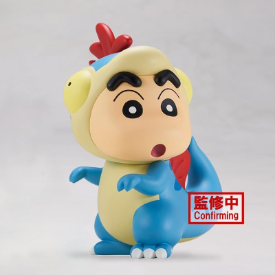 电影 蜡笔小新：我们的恐龙日记 春日部防卫队玩具人偶1 B款：恐龙小新