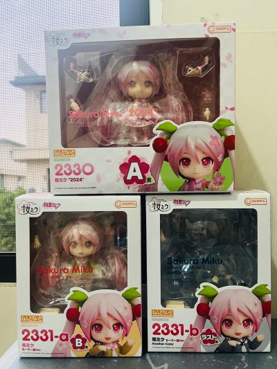 良笑赏 樱花未来2024 终极大奖 粘土人#2331-b 樱花未来（水手服 异色版）