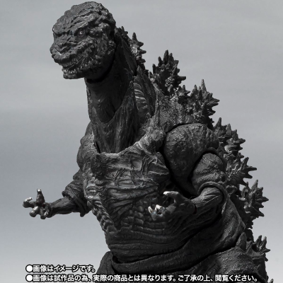 S.H.MonsterArts  哥斯拉（2016） 第四形态 新·哥斯拉：黑白版