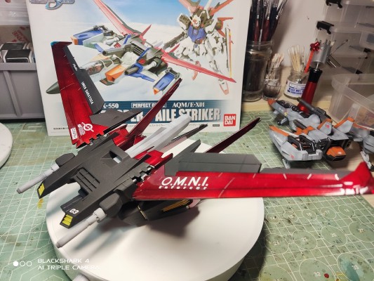 PG 机动战士高达SEED  FX-550+AQM/E-X01 Skygrasper + Aile Striker 空中霸王