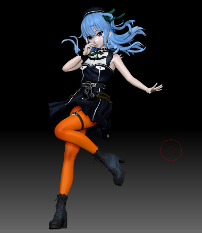 粘土人 hololive 星街彗星 水手服