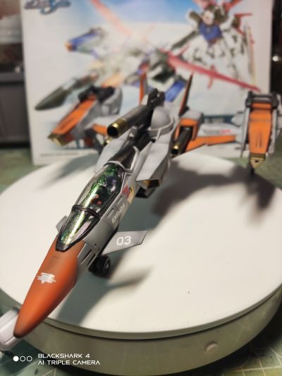PG 机动战士高达SEED  FX-550+AQM/E-X01 Skygrasper + Aile Striker 空中霸王