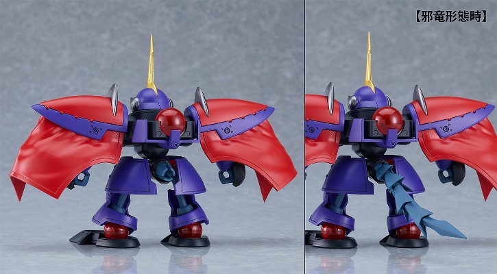 MODEROID 霸王大系龙骑士 龙酋长夏因帕拉姆+黑暗骑士朱迪尔
