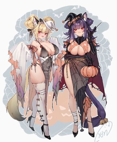 萌姬联合 斯特拉&尤里 万圣节