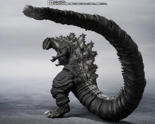 S.H.MonsterArts  哥斯拉（2016） 第四形态 新·哥斯拉：黑白版