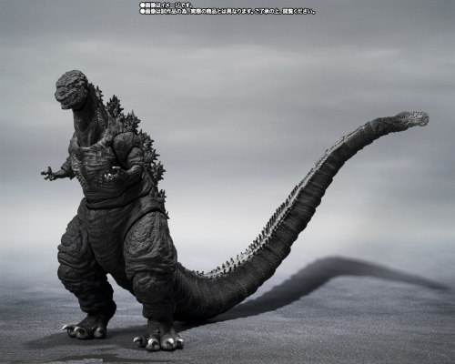 S.H.MonsterArts  哥斯拉（2016） 第四形态 新·哥斯拉：黑白版