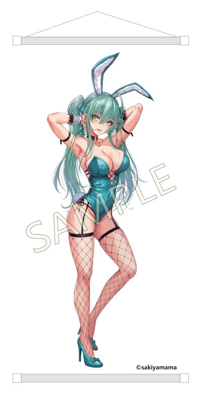 晴绿双马尾 兔女郎 布料丝袜版