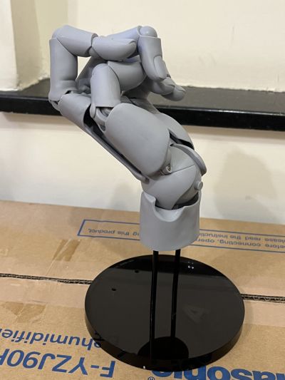 艺术参考工具 手部模型/左手 -灰色-