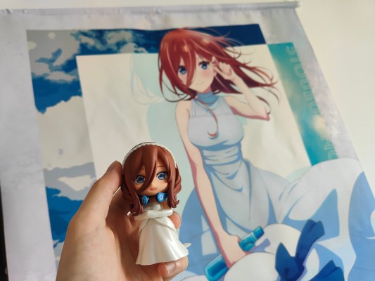 粘土人#2374 五等分的新娘∽ 中野三玖 婚纱