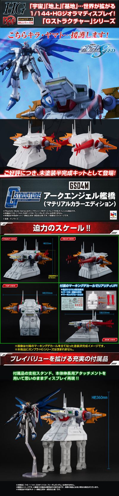 名场面还原系列 机动战士高达SEED G卡组 【GS04M】大天使号舰桥 原色版