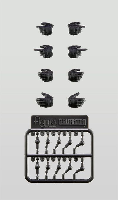 小军械库 LA-OP18 figma专用战术手套 L尺寸（黑色）