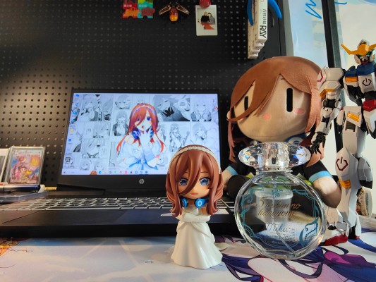 粘土人#2374 五等分的新娘∽ 中野三玖 婚纱