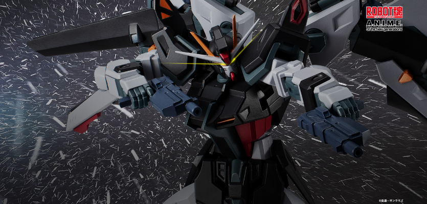 ROBOT魂＜机动战士系列＞GAT-X105E＋AQM/E-X09S 漆黑强袭高达  剧中版
