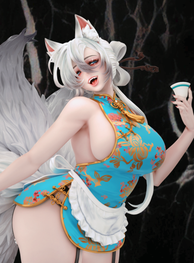 中华大厨娘—白狐 烟雨绿