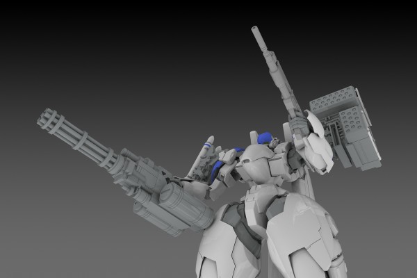特勤机甲队2 X-4＋(PD-802) 装甲步兵用武装套装3【肩部配件＋DRu35 MLC＋R25火箭＋M7A加特林】