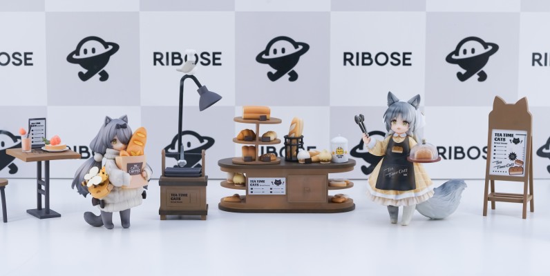 茶会猫系列 喵呜镇 面包店 店员狸花猫