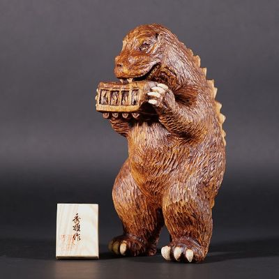 哥斯拉木雕（1954）