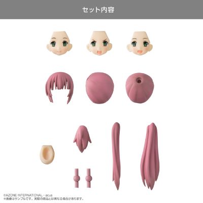 突击莉莉定制系列 头部零件套装 TYPE-A 红藤色